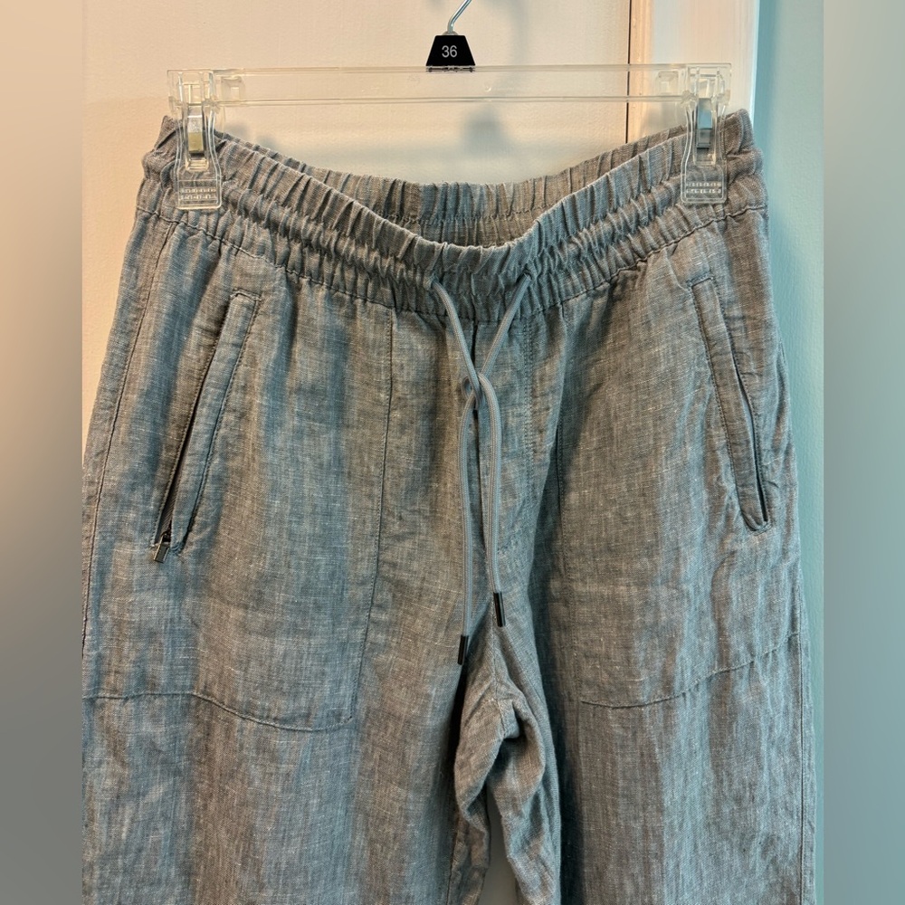 Athleta Retreat Linen High Rise Wide Leg Pant - Picture 2 of 8
